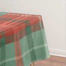 Search for christmas red and green tablecloths Tartan