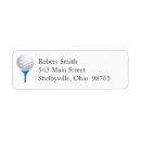 Search for golf tee return address labels Sports