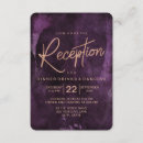 Search for purple and rose gold wedding invitations Couple
