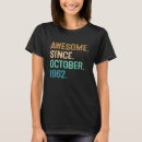 Search for awesome since 1962 tshirts October