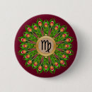 Recherche de symbole de zodiaque badges Virgo