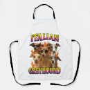 Search for greyhound dog aprons Funny