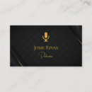 Recherche de podcast business cards Channelle de podcast