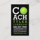 Search for tennis business cards Modern