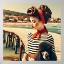 Search for vintage poodle posters Black