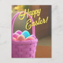 Search for wicker basket postcards Happy easter