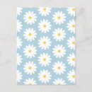 Recherche de marguerite vintage cartes postales Bleu