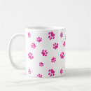 Search for paw pattern mugs Pink