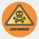 Search for toxic warning stickers Skull and crossbones