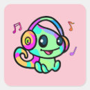 Search for chameleon stickers Music