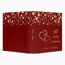 Search for 40th binders Red