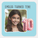 Search for 10th stickers 10 years old