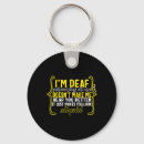Search for deafness keychains Disability