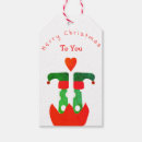 Search for elf gift tags Red
