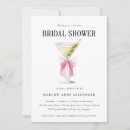 Recherche de martini bridal shower invitations Simple