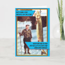 Recherche de poissons drôles vœux cartes Dad