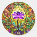 Search for art glass stickers Flower
