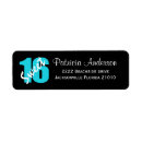 Search for 16th birthday return address labels Black