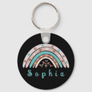 Search for whimsical round keychains Colourful