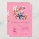 Recherche de perroquet rose invitations Aquarelle