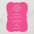 Search for hot pink menus Elegant