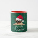 Search for christmas pug mugs Xmas