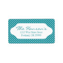 Search for blue polka dot return address labels Dots