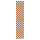 Search for dark brown table runners Plaid