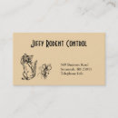 Search for funny cat business cards Rodent