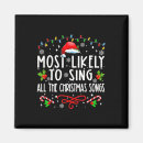 Recherche de chant de noël magnets Renne