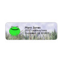 Search for funny frog return address labels Frogs