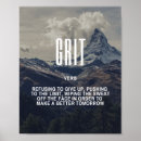Search for grit posters Motivational