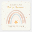 Search for rainbow baby stickers Baby shower thank you