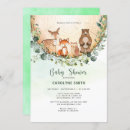Recherche de forêt baby shower invitations Au de bois