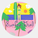 Search for bikini girl stickers Tropical
