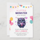 Search for monster baby shower invitations Little