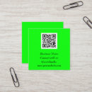 Recherche de vert fluorescent cartes visite Moderne