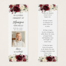 Search for funeral bookmarks In loving memory