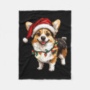 Search for christmas corgi blankets Santa