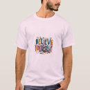 Recherche de message positif vêtements Typographie