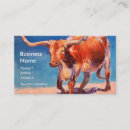Search for steer business cards Farm