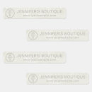 Search for iron on labels Elegant