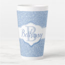 Search for blue glitter mugs Typography