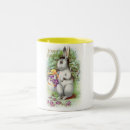 Recherche de lapin vintage tasses Floral