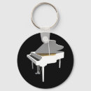 Search for piano music keychains White