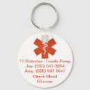 Search for medical information keychains Alert
