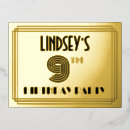 Search for 9th birthday invitations Elegant