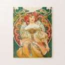 Recherche de alphonse mucha puzzles Fleurs