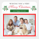 Search for new year photo stickers Red