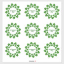 Search for shamrock wreath stickers Green